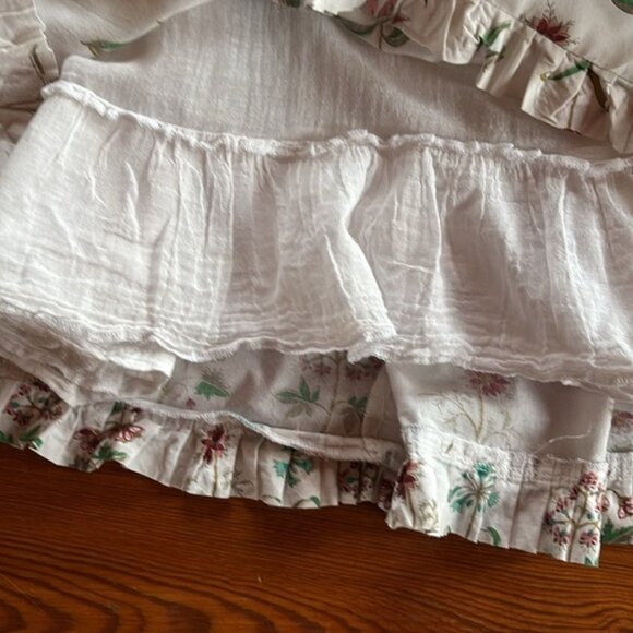 Little Handprint Girls Dress 100% Cotton With Cotton Gauze Lining Size 4 Y - Picture 4 of 10